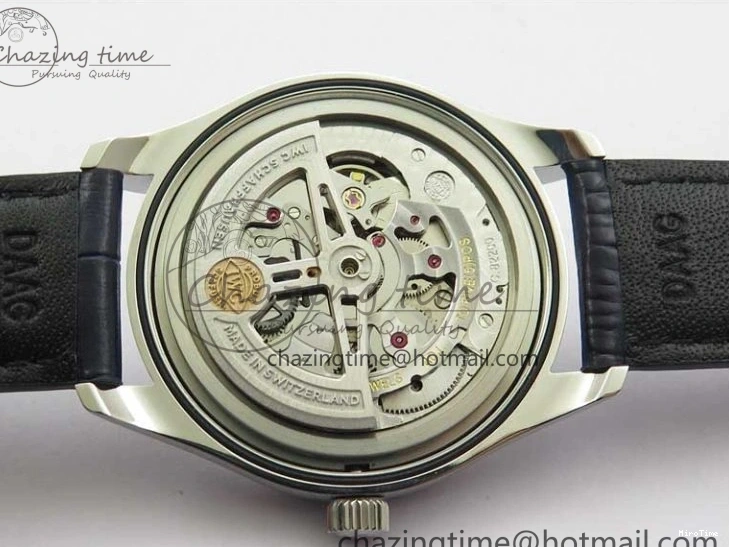 MIROTIME 0409 Packable Portuguese IW358304 ZF 1:1 Best Edition SS White Dial Blue Markers on Leather Strap A 7079